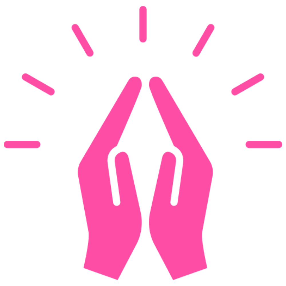 Praise hands icon